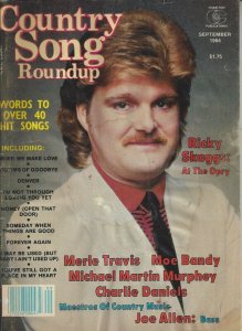 Country Song Roundup Vintage September 1984 Magazine Ricky Skaggs