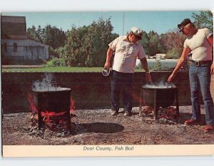 Postcard Fish Boil, Wisconsin