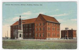 Cochran Hall Kearney Military Academy Kearney Nebraska 1910c postcard