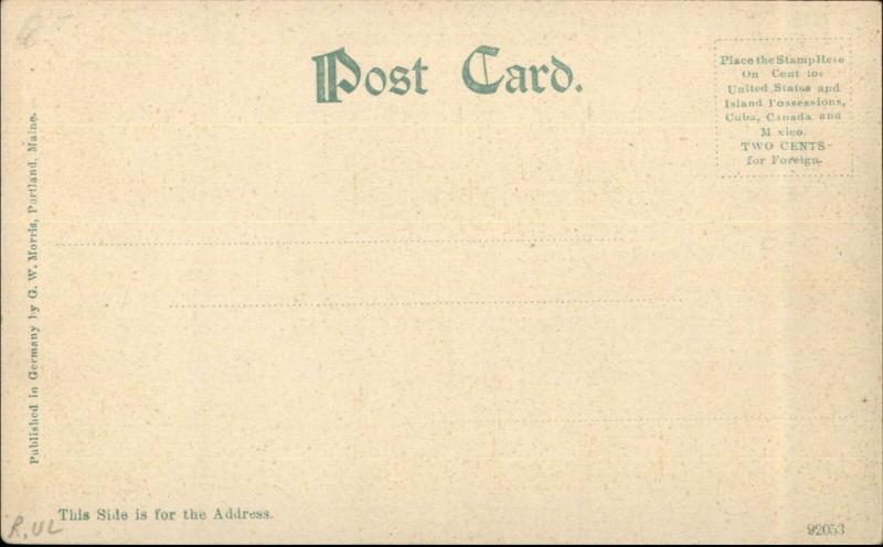 Bristol NH RR Train Station Depot Horse Teams c1905 Postcard UDB