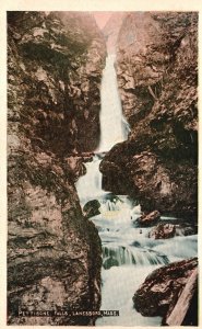 Vintage Postcard Pettibone Falls Tourist Attraction Lanesboro Massachusetts MA