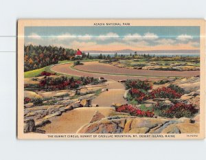 M-218644 Summit Circle Summit of Cadillac Mountains Acadia National Park Maine