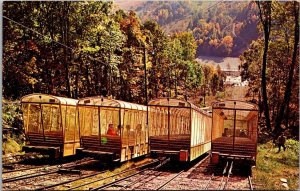 Trains Double Railway Incline Cars Ghost Mountain Park Maggie Valley N Carolina