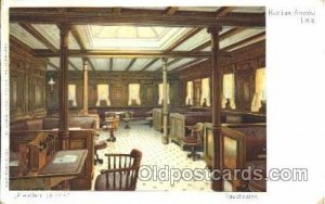 President Lincoln, Rauchsalon Ship Interiors, Unused very light crease right ...