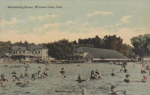 Indiana  Winona Lake Swimming Scene