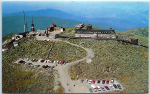 Postcard - Aerial View of Summit Washington, White Mountains, New Hampshire, USA