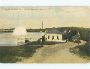 Divided-Back RESERVOIR AT HIGHLAND PARK Rochester New York NY E9657