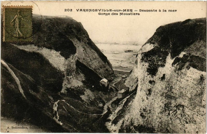 CPA VARENGEVILLE-sur-MER - Descente a la mer (105807)