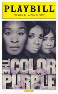 The Color Purple Opening Night Jennifer Hudson Playbill Theatre Programme