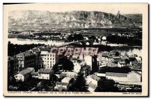 Old Postcard Valencia Echappee On the City and the Rhone Valley