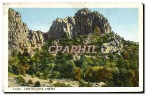 Old Postcard Arizona Mountain Vista