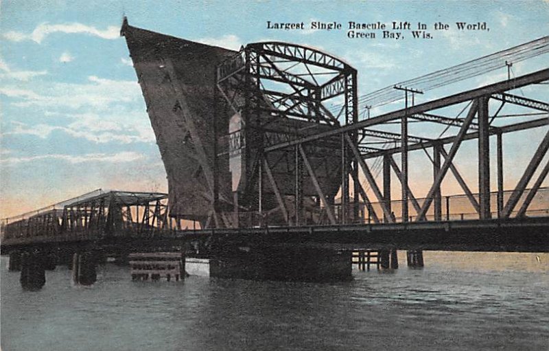 Largest Single Bascule Lift In World - Green Bay, Wisconsin WI