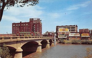 Douglas Avenue bridge Over the Arkansas River Wichita Kansas  