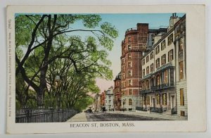 MA Copper Window Beacon Street Boston Massachusetts Postcard S14