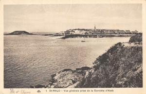 BR92826 st malo vue generale prise de la corniche d aleth  france