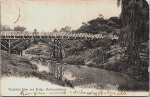 South Africa Umsindusi River and Bridge Pietermaritzburg Msunduzi River C135