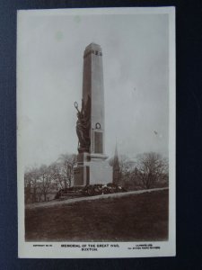 Derbyshire BUXTON Memorial of the Great War - Old RP Postcard by Lilywhite