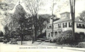 State House & Governor's Residence in Augusta, Maine