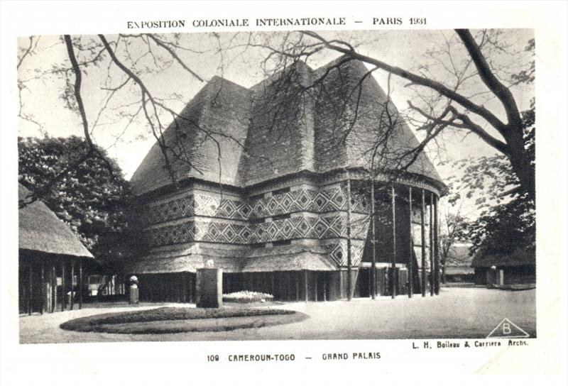 Paris  1931  Exposition Coloniale Int. Cameroon-Togo Grand Palais