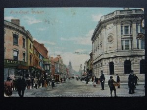 West Midlands WALSALL Park Street & Lloyds Bank c1906 Postcard by Valentine