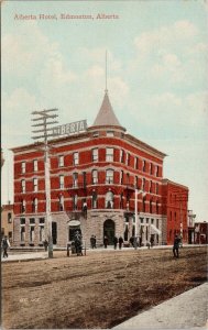 Alberta Hotel Edmonton Alberta AB Dechene & Duhamel Postcard F96