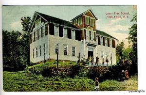 Long Eddy NY Union Free School Students Postcard