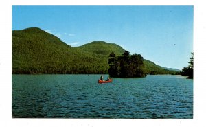 NY - Lake George. Canoeing in the Narrows