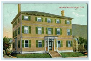 c1910 Lafayette Building Dover New Hampshire NH Antique Postcard 