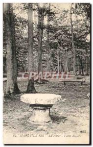 Old Postcard Marly Le Roi La Foret Royal Table