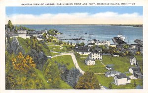 Old Mission Point And Fort Harbor View - Mackinac Island, Michigan MI
