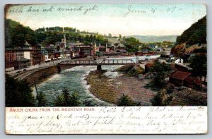 Mauch Chunk  Pennsylvania  From the Mountain Road Postcard  1907