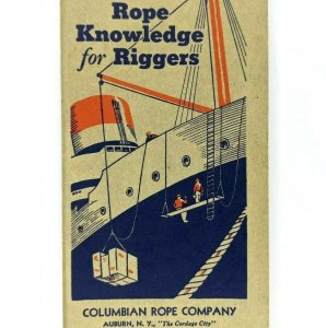 Richards Conover Hardware Kansas City OK Columbian Rope Knowledge Riggers Vtg 3R