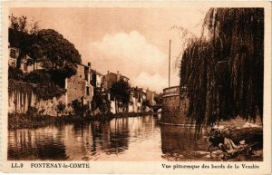 CPA FONTENAY-le-COMTE - Vue Pittoresque des bords de la Vendée (637330)