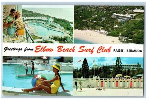 Paget Bermuda Postcard Greetings from Elbow Beach Surf Club 1984 Posted