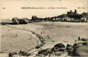 CPA TRÉGASTEL - La Plage et les Rochers (104140)