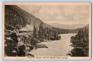 Essex Montana Postcard Scenes Great Northern Railway Kootenai Canyon Park c1940