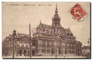 Old Postcard Roubaix Hotel De Ville