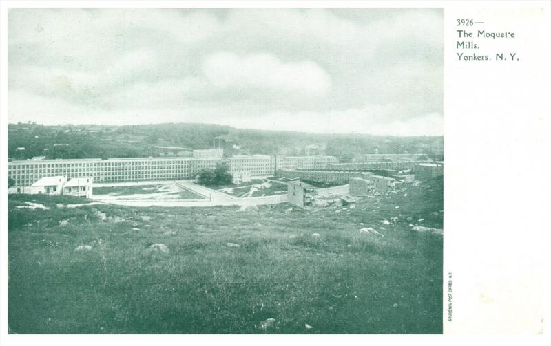 Aerial View of  Moquet's Mills  Yonkers  New York