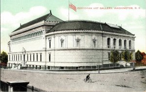 Corcoran Art Gallery Washington D.C. American Flag Postcard Vintage Unp Columbia 