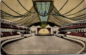 Postcard Interior of the Auditorium in Milwaukee, Wisconsin~131207