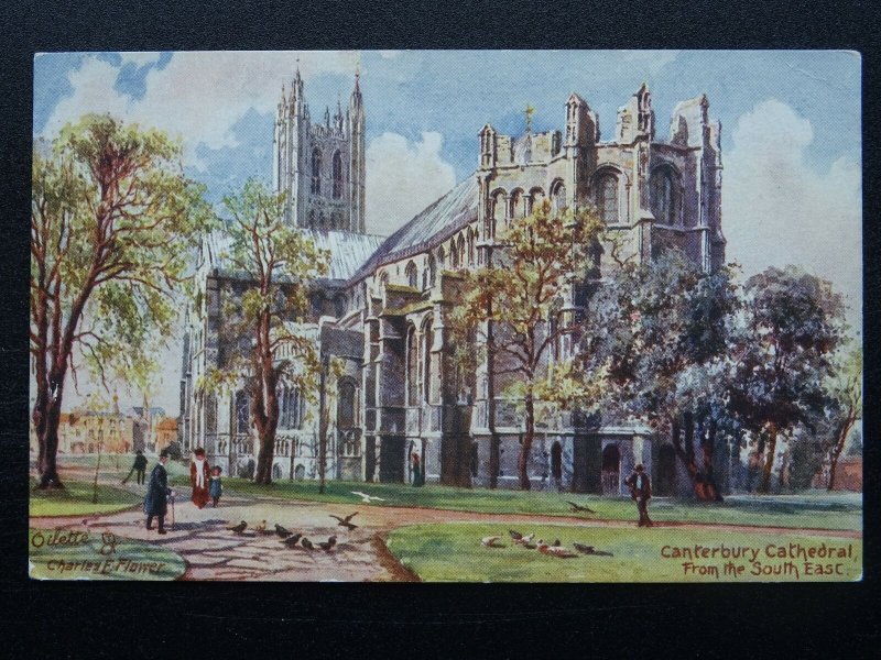 Kent CANTERBURY CATHEDRAL c1911 Postcard by Raphael Tuck 7021