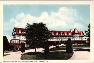 Postcard HOTEL SCENE St. Andrews New Brunswick NB AJ0359