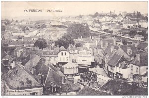 VIERZON, Vue generale, Cher, France, PU-1918