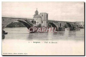 Old Postcard Avignon Pont St Benezet