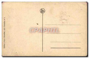 Postcard Brussels Old Town Hall and main square