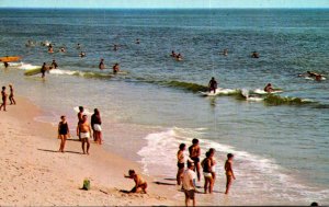 Connecticut Greetings From Old Saybrook Beach Scene