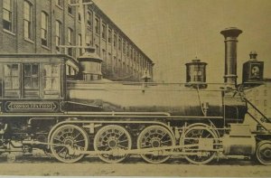 Consolidation Vintage Railroad Card Locomotive Train #12 Lehigh Valley Railway 