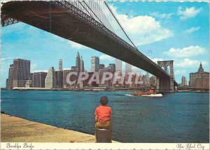 Postcard Modern New York brooklyn bridge