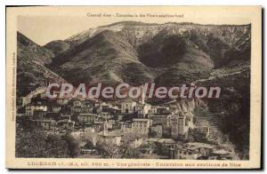 Postcard Old Luceram Vue Generale Tour