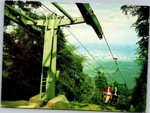 Postcard Germany Edenkoben chairlift